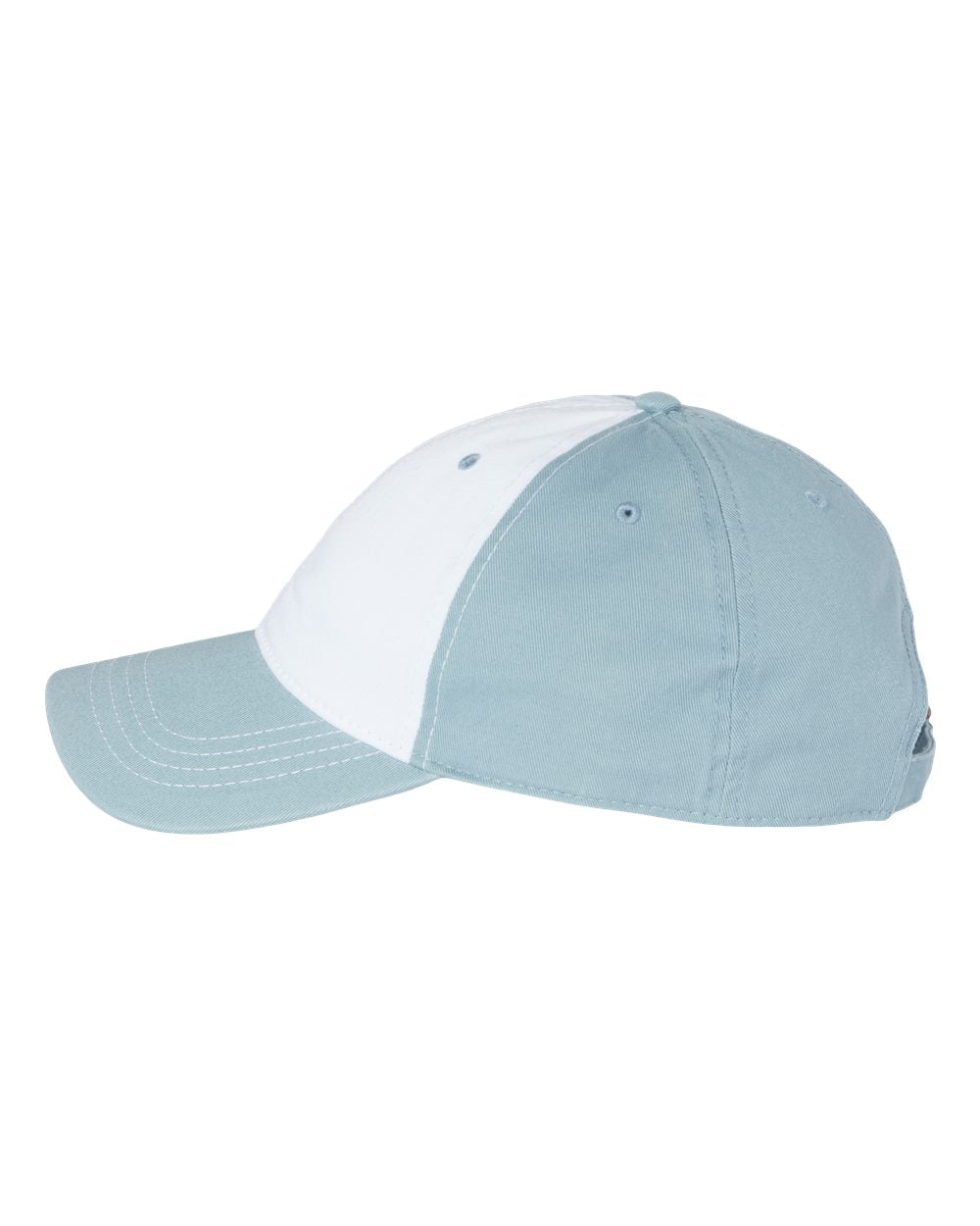 Relaxed Golf Dad Hat - DirectSide - B07195310 - White/ Smoke Blue
