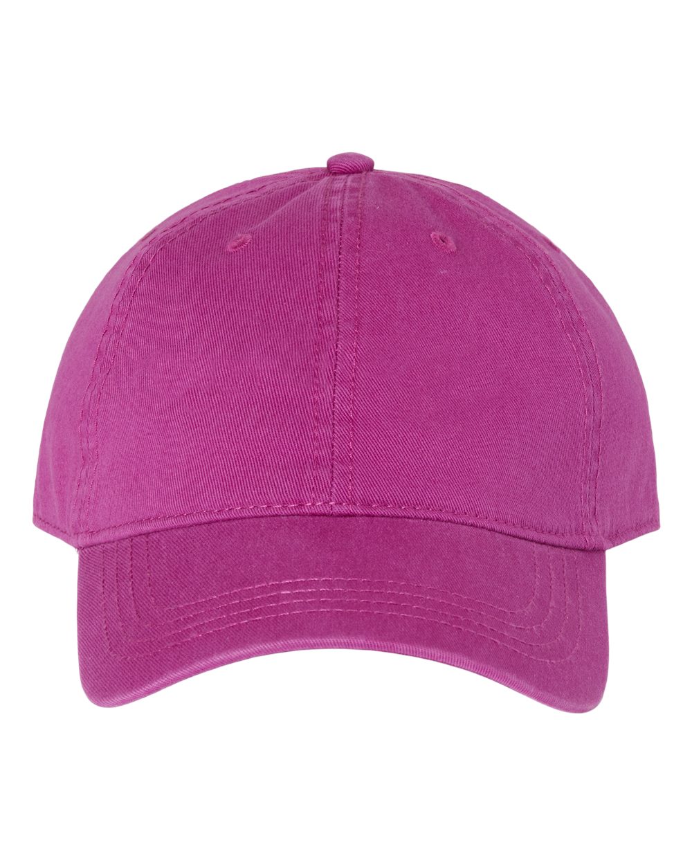 Relaxed Golf Dad Hat - Front - B07195190 - Plum