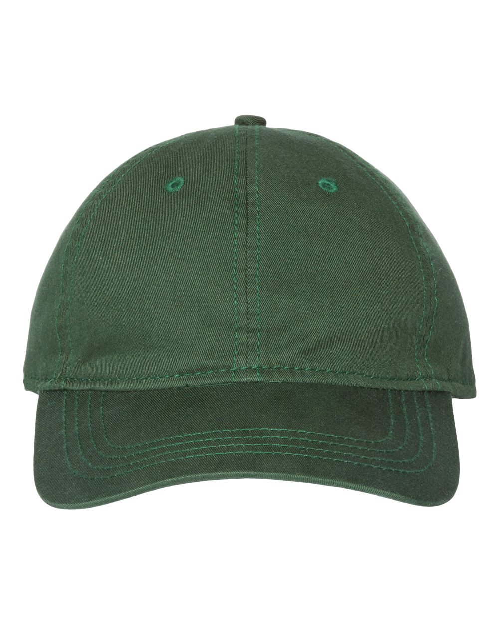 Relaxed Golf Dad Hat - Front - B07195540 - Forest Green