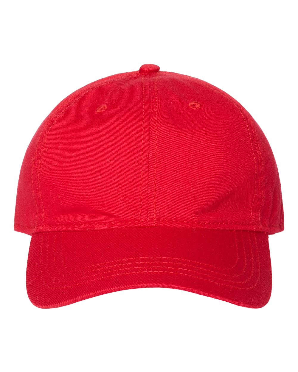 Relaxed Golf Dad Hat - Front - B07195700 - Red