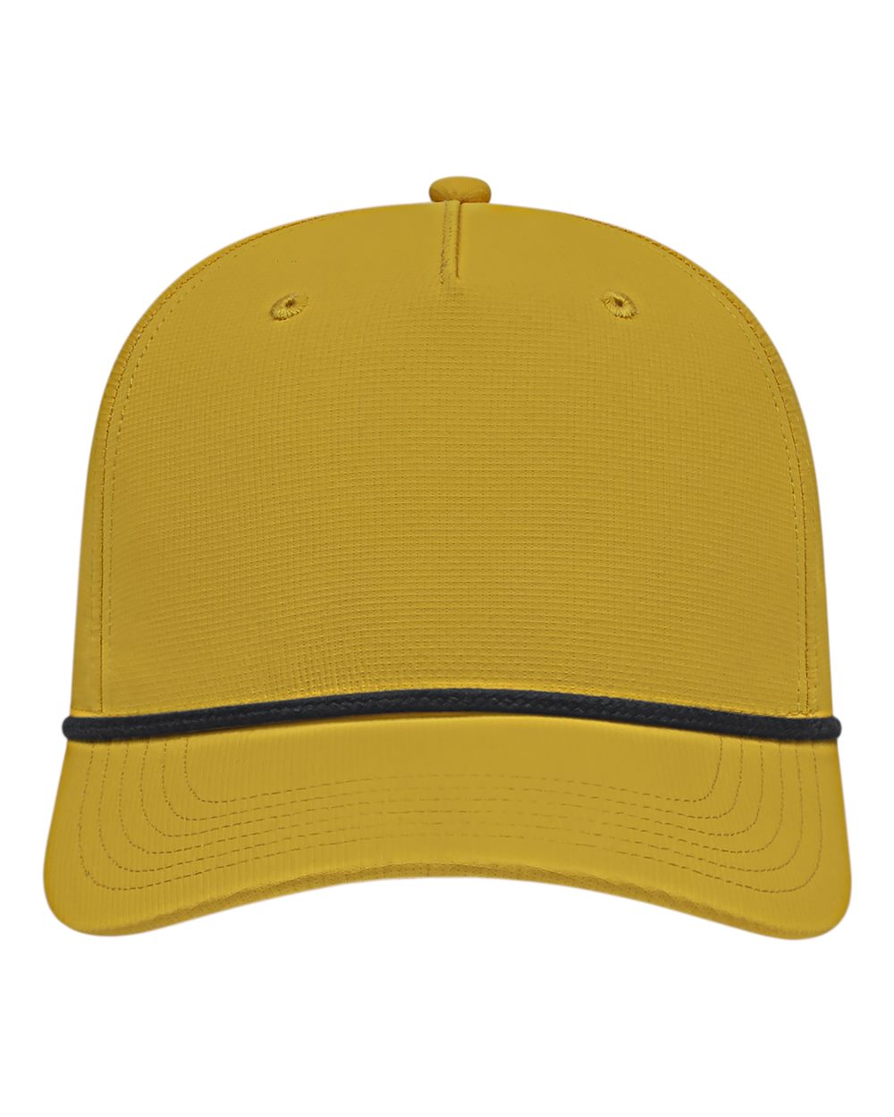 Athletic Rope Cap - Front - B21495120 - Dijon/ Black