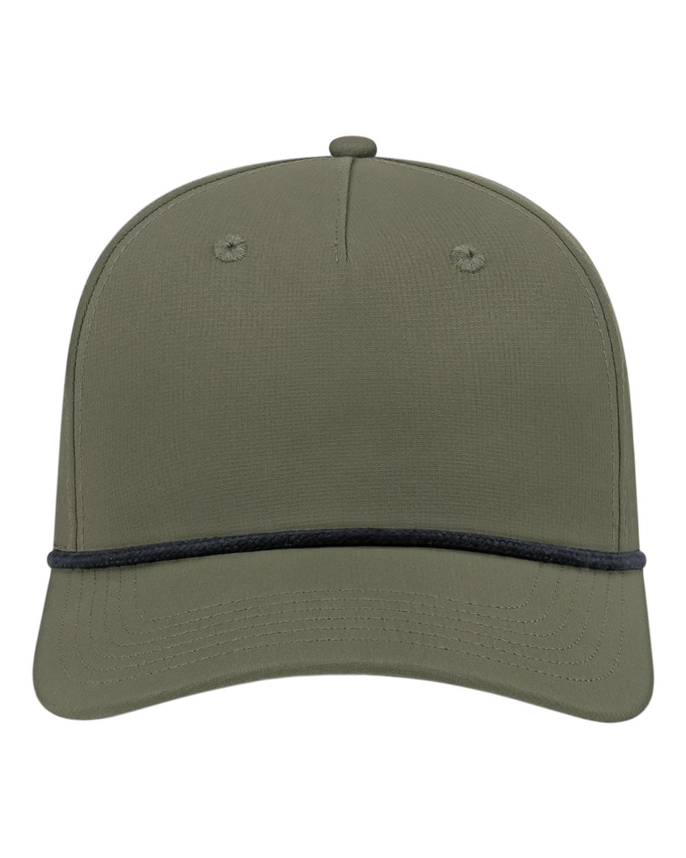 Athletic Rope Cap - Front - B21495540 - Olive Green/ Black
