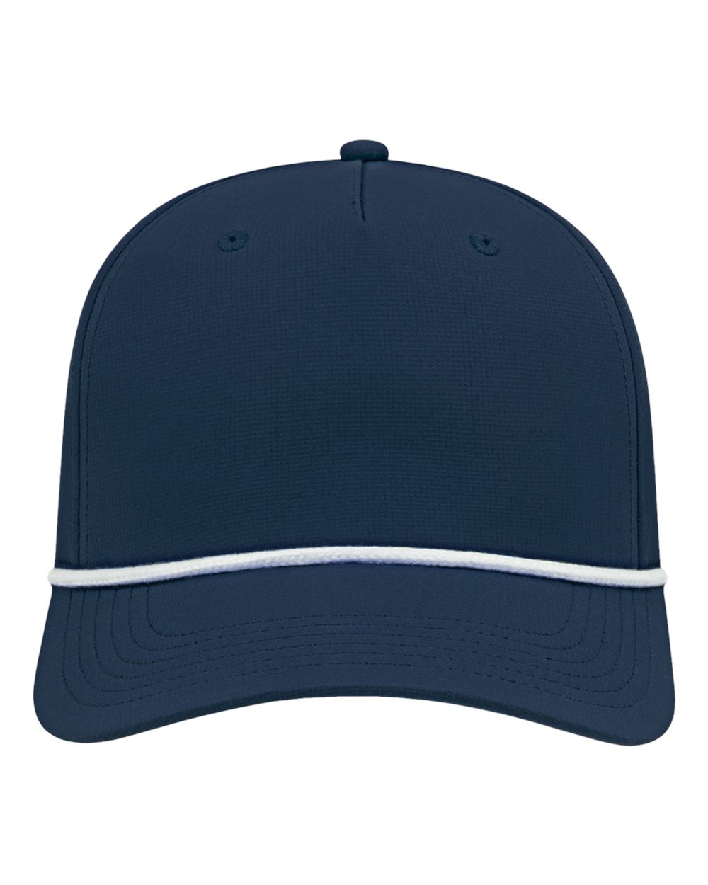 Athletic Rope Cap - Front - B21495690 - Navy/ White