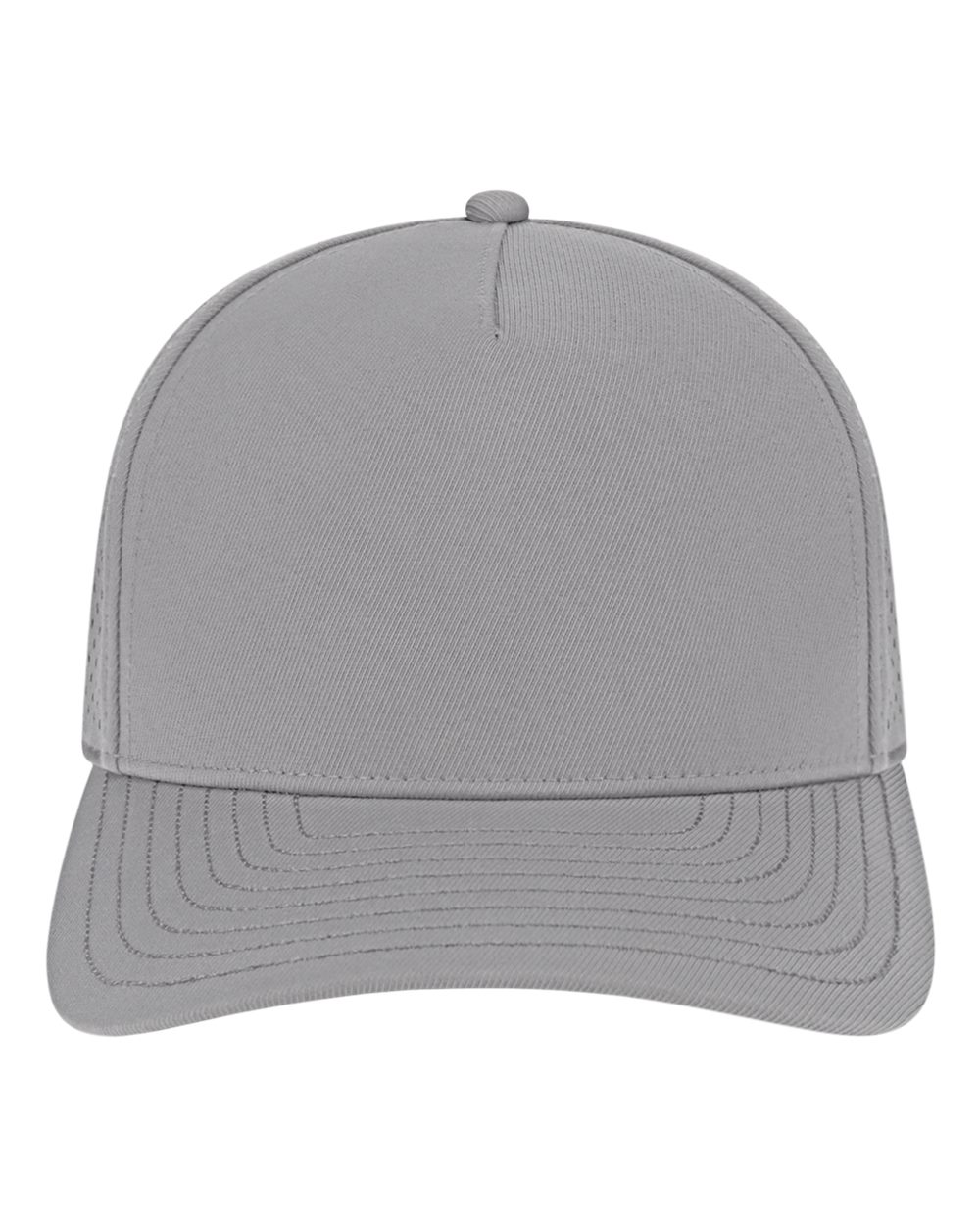 Premium Water-Resistant Perforated Cap - Front - B31495100 - Silver