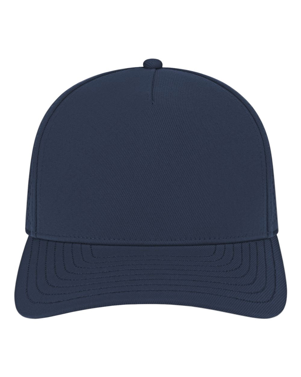 Premium Water-Resistant Perforated Cap - Front - B31495650 - Navy