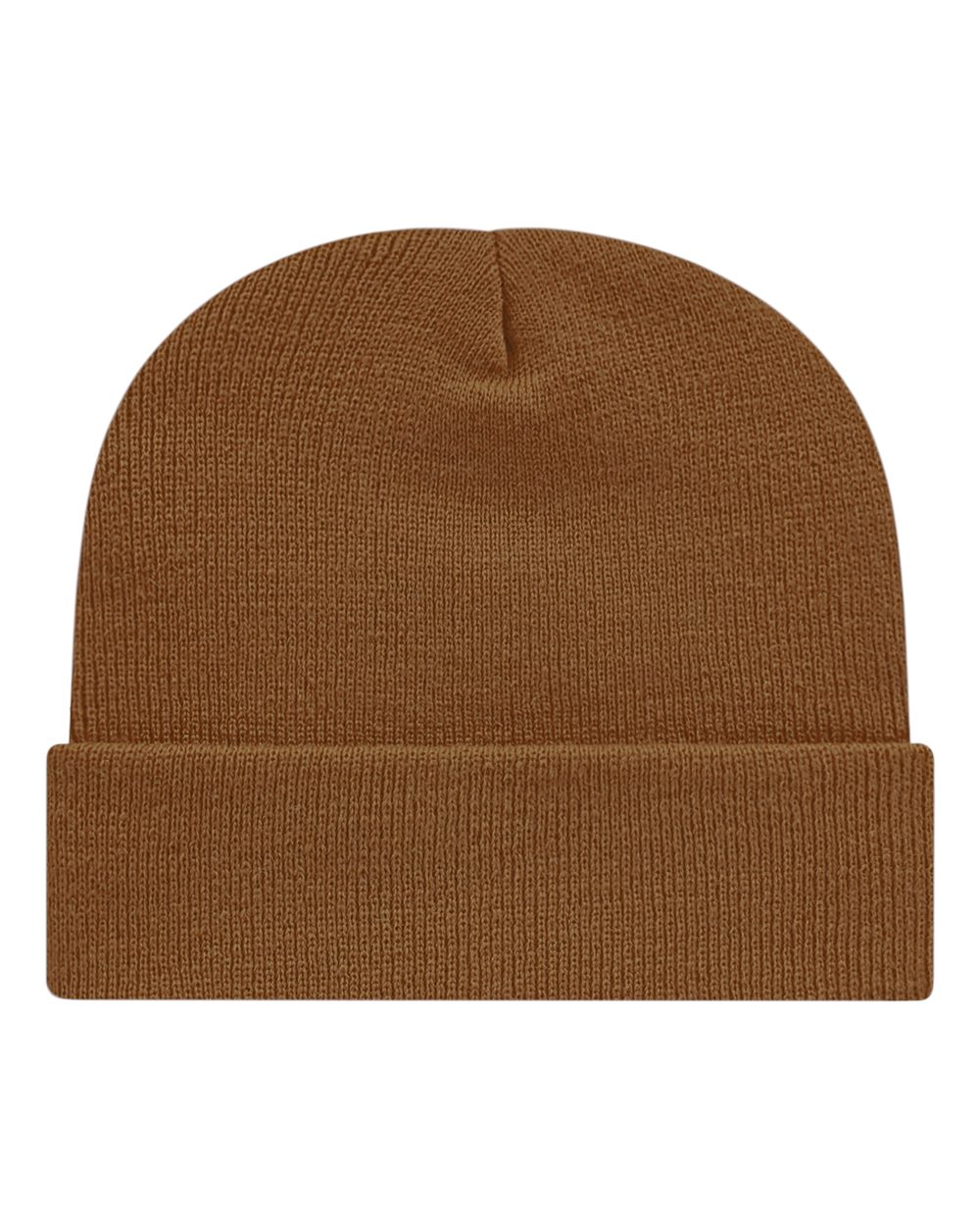 USA-Made 12" Cuffed Beanie - Front - B01595630 - Cider