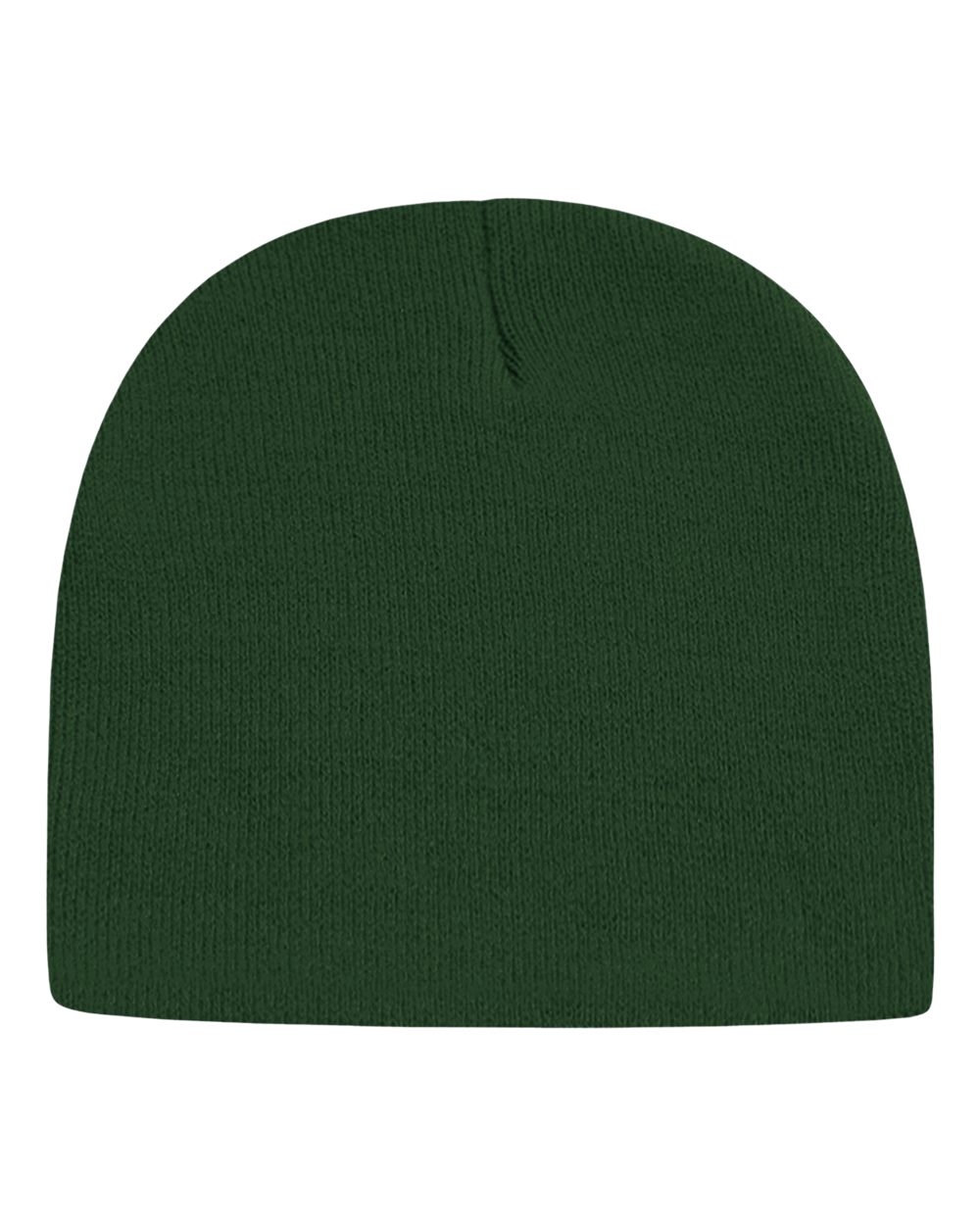 USA-Made 8 1/2" Beanie - Front - B01695540 - Forest Green