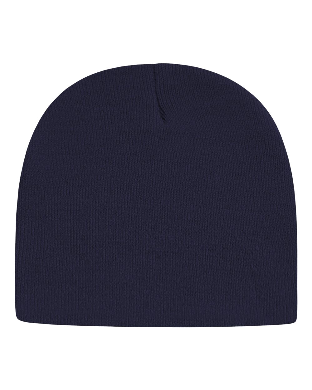 USA-Made 8 1/2" Beanie - Front - B01695650 - True Navy