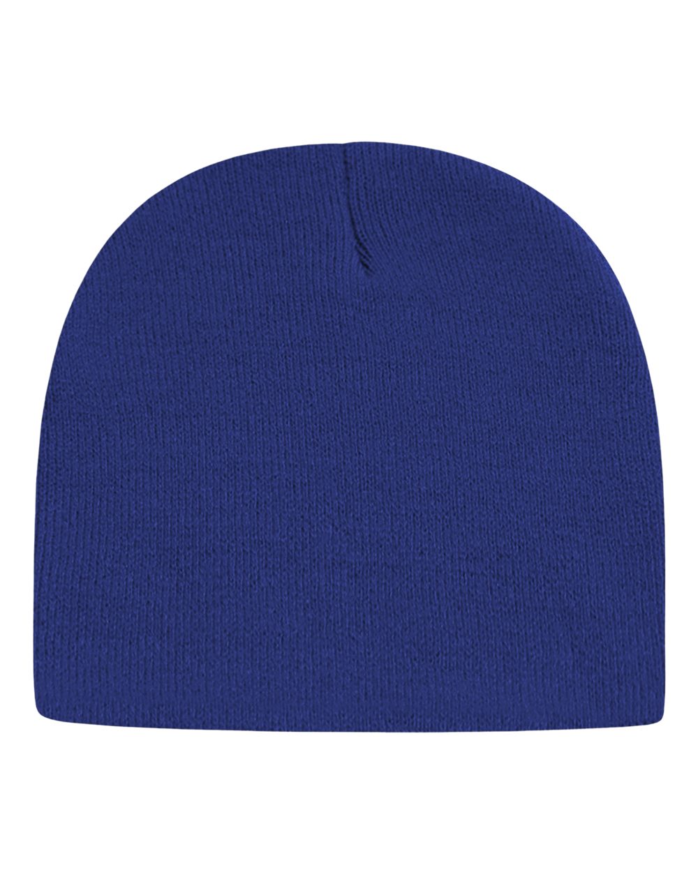 USA-Made 8 1/2" Beanie - Front - B01695750 - True Royal