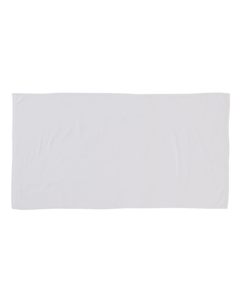 Sublimation Velour Beach Towel - Front - B01966000 - White