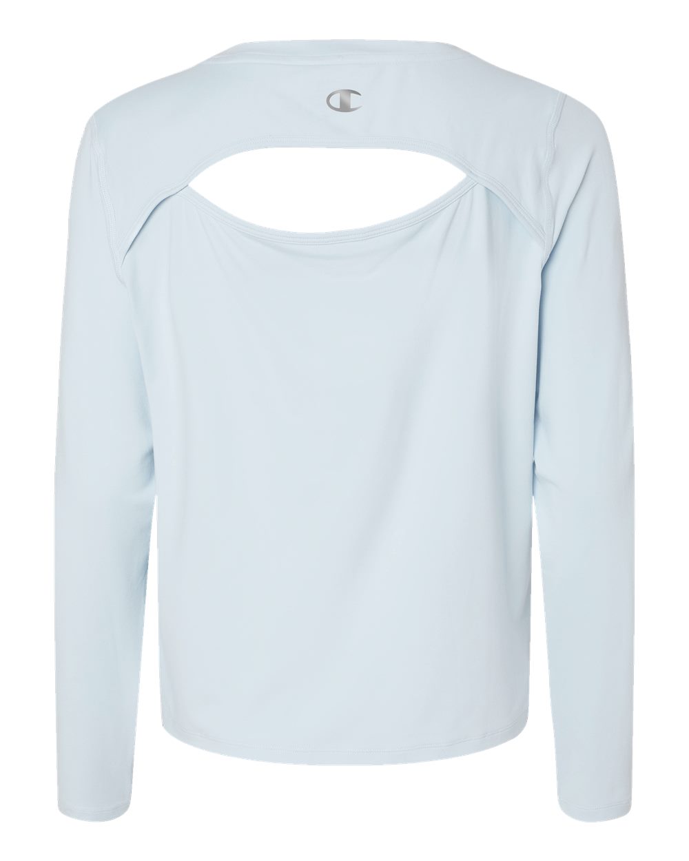 Women's Sport Soft Touch Long Sleeve T-Shirt - Back - B03584003 - Collage Blue