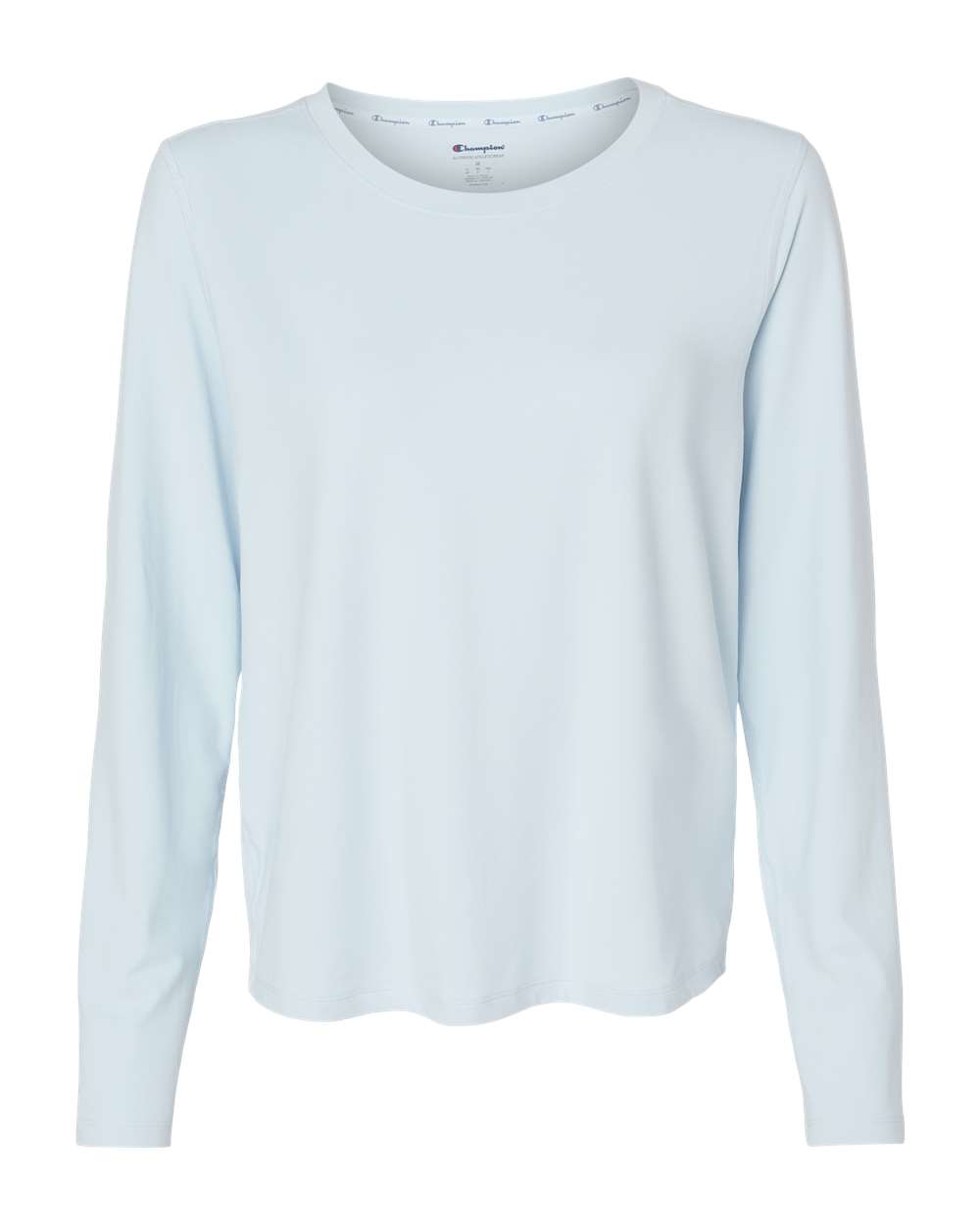 Women's Sport Soft Touch Long Sleeve T-Shirt - Front - B03584003 - Collage Blue