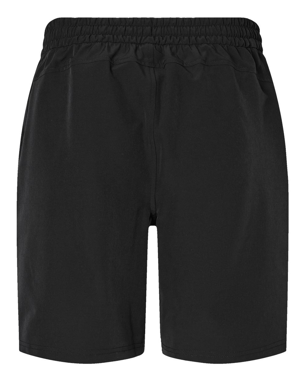 Unisex Woven City Sport Shorts - Back - B03784507 - Black