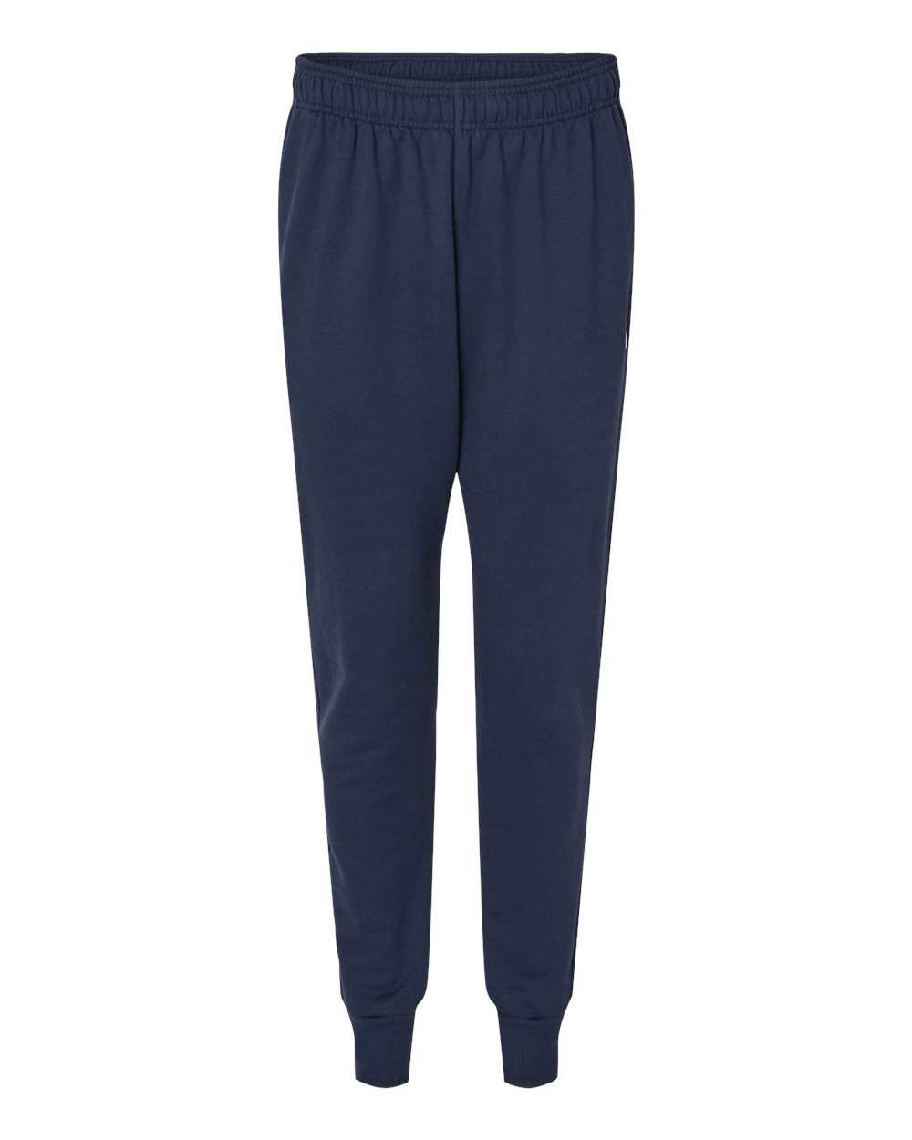 Unisex Powerblend® Fleece Joggers - Front - B04384653 - Navy