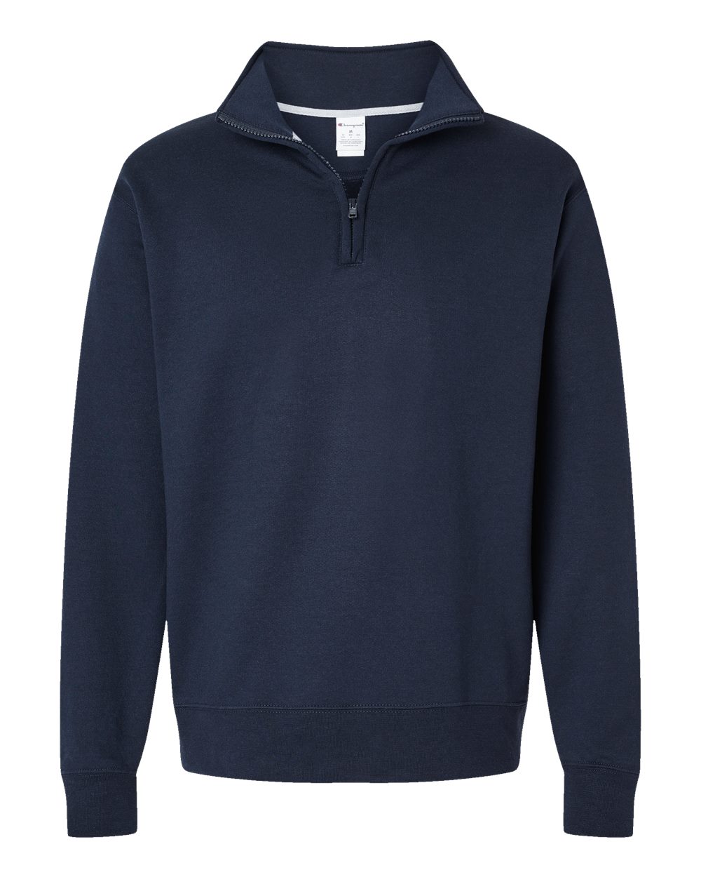 Unisex Powerblend® Quarter-Zip Pullover - Front - B04984653 - Navy