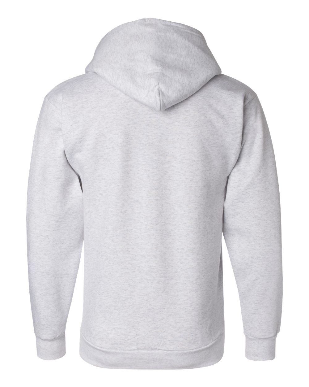 Men's Powerblend® Hooded Sweatshirt - Back - B22884023 - Silver Grey