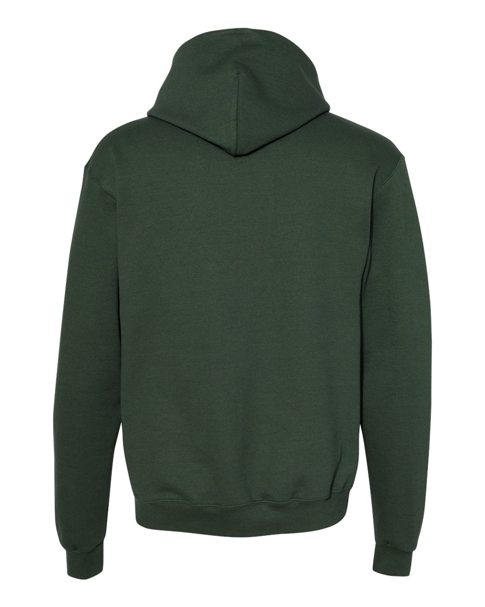 Men's Powerblend® Hooded Sweatshirt - Back - B22884193 - Dark Green