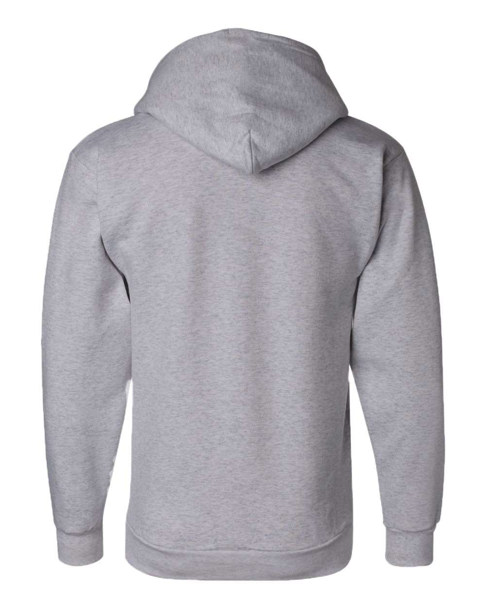 Men's Powerblend® Hooded Sweatshirt - Back - B22884583 - Light Steel