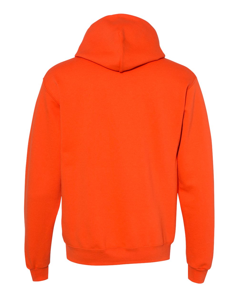 Men's Powerblend® Hooded Sweatshirt - Back - B22884663 - Orange