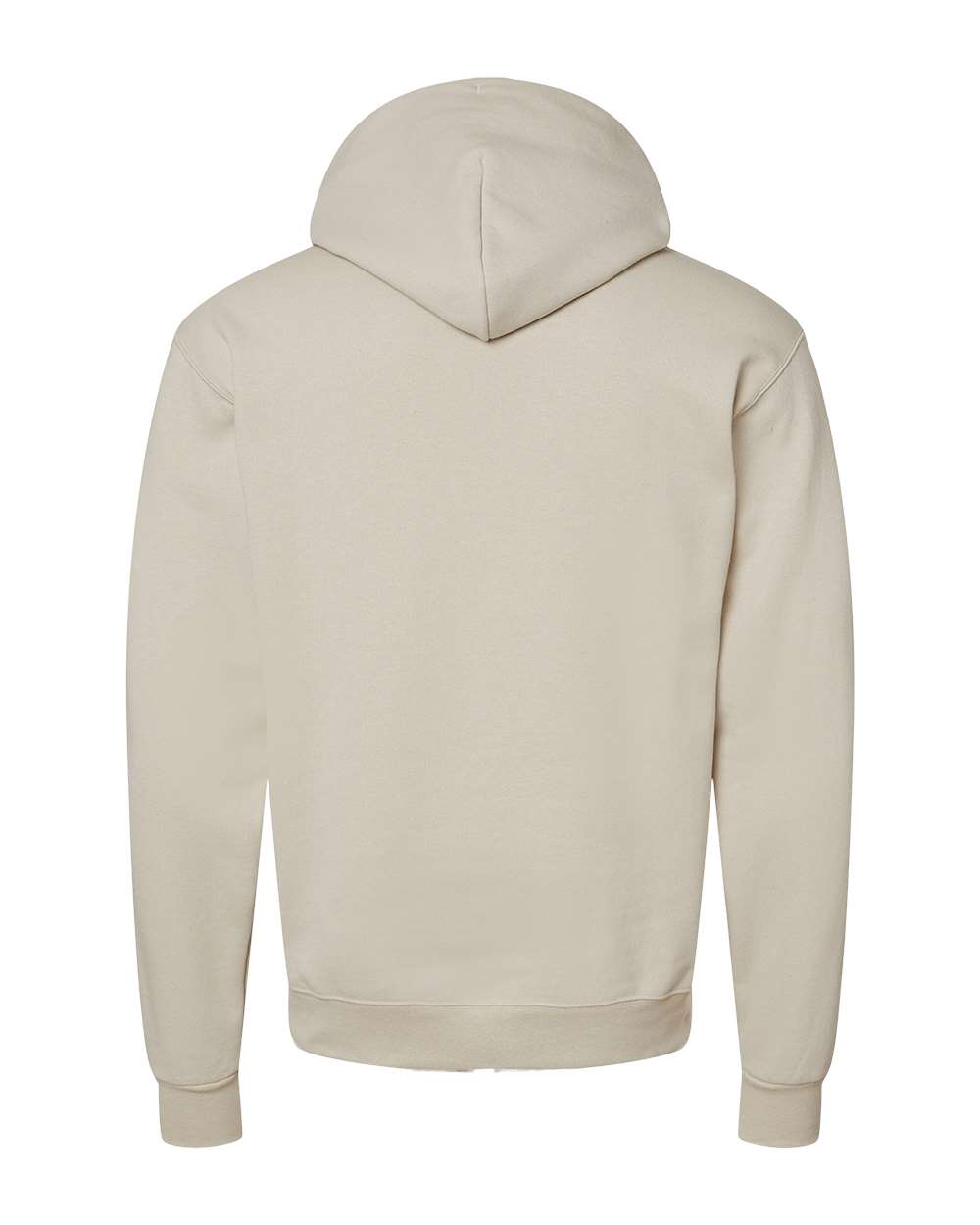 Men's Powerblend® Hooded Sweatshirt - Back - B22884733 - Sand