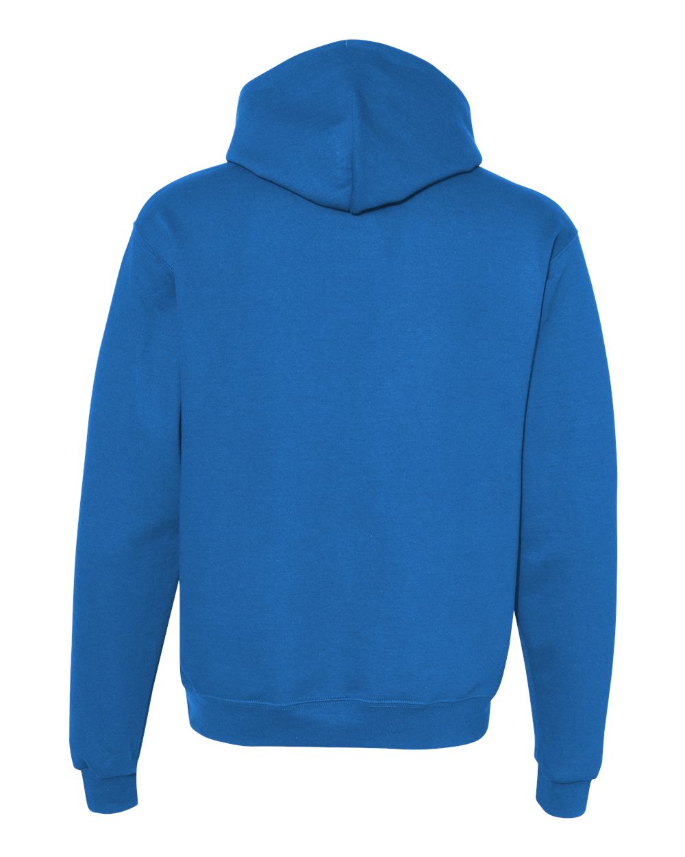 Men's Powerblend® Hooded Sweatshirt - Back - B22884753 - Royal Blue
