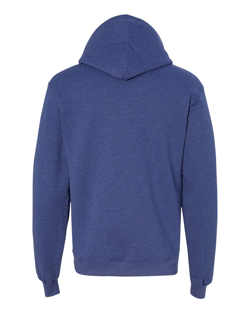 Men's Powerblend® Hooded Sweatshirt - Back - B22884783 - Royal Blue Heather