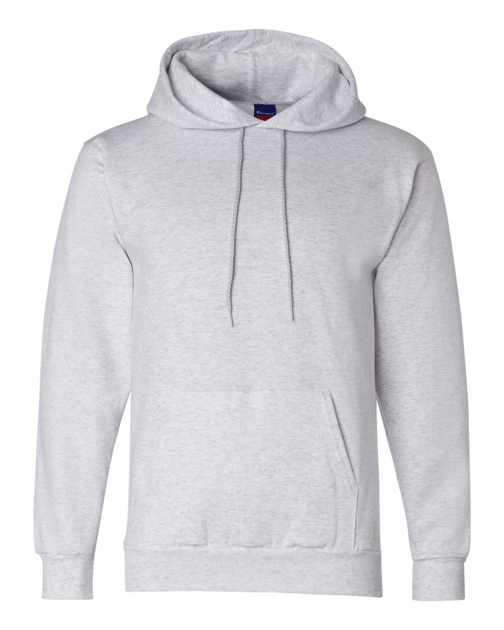 Men's Powerblend® Hooded Sweatshirt - Front - B22884023 - Silver Grey