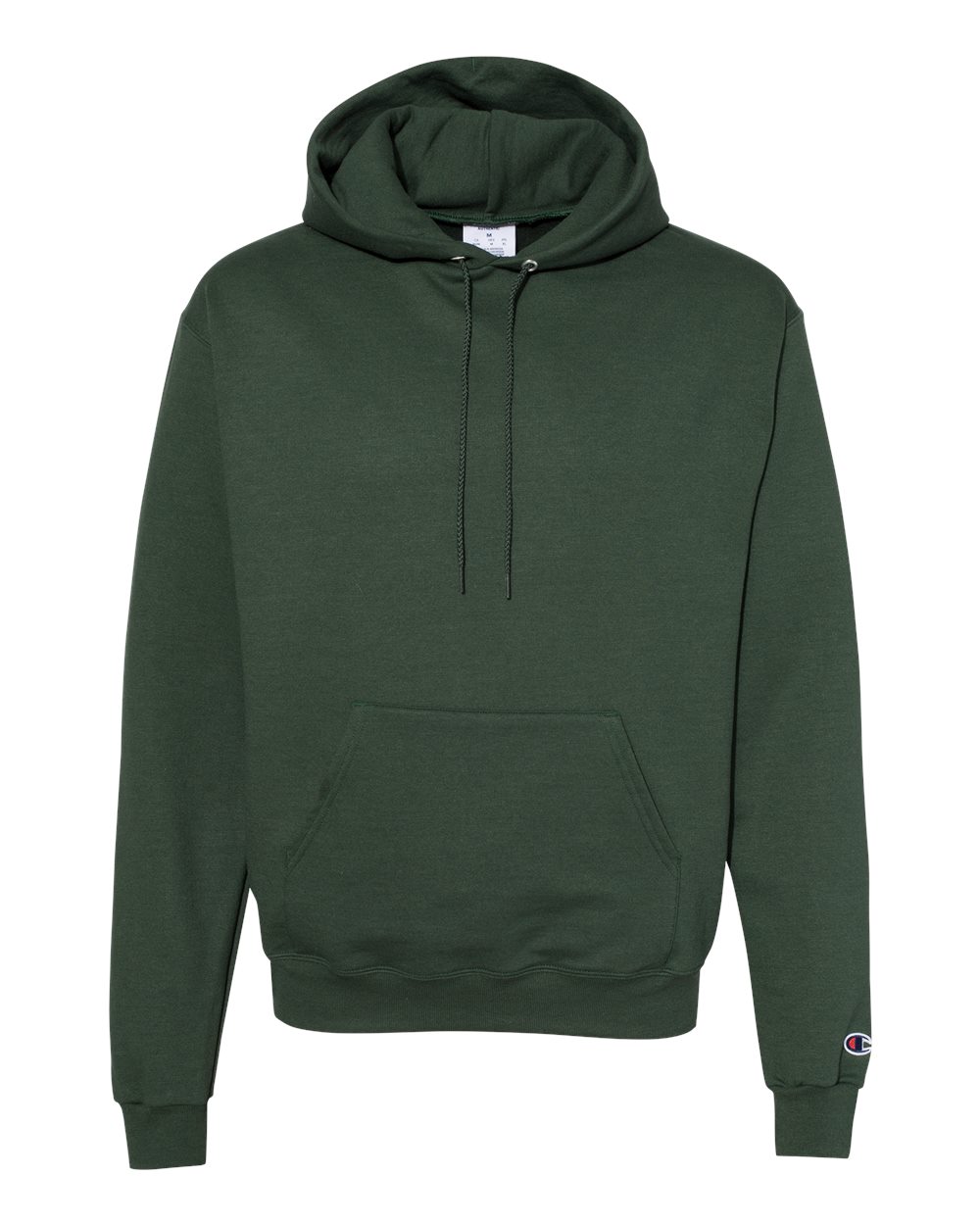 Men's Powerblend® Hooded Sweatshirt - Front - B22884193 - Dark Green