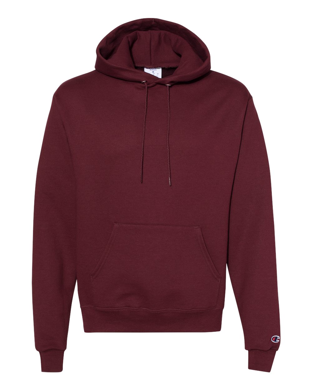 Men's Powerblend® Hooded Sweatshirt - Front - B22884533 - Maroon