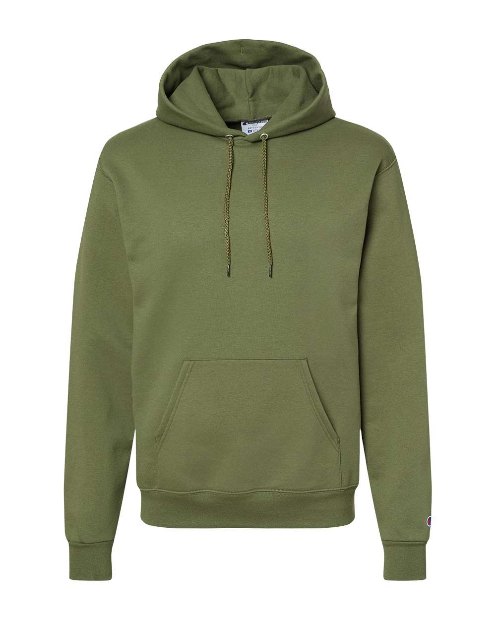 Men's Powerblend® Hooded Sweatshirt - Front - B22884683 - Fresh Olive