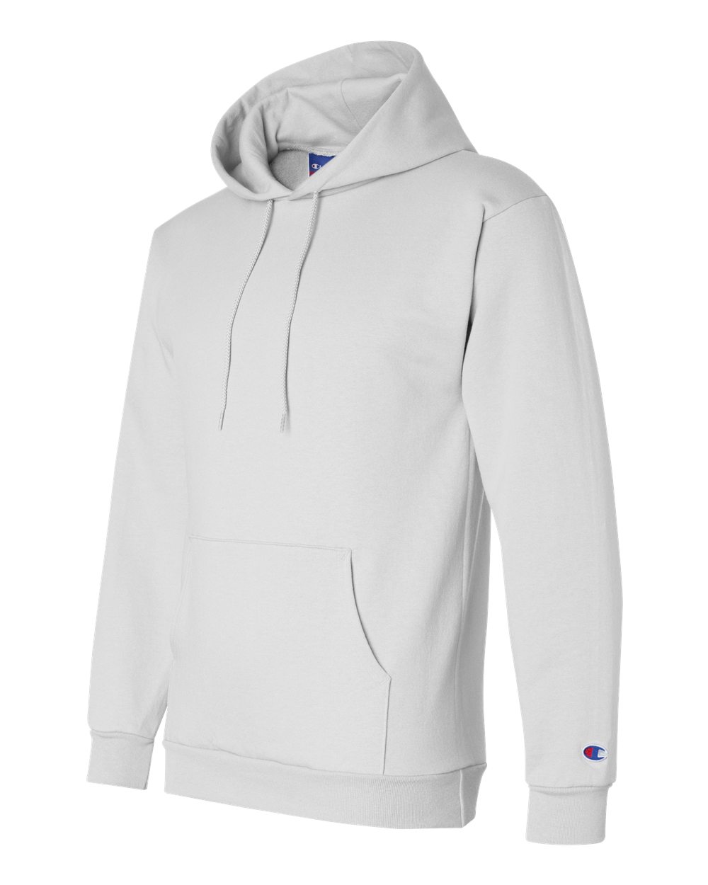 Men's Powerblend® Hooded Sweatshirt - Side - B22884003 - White
