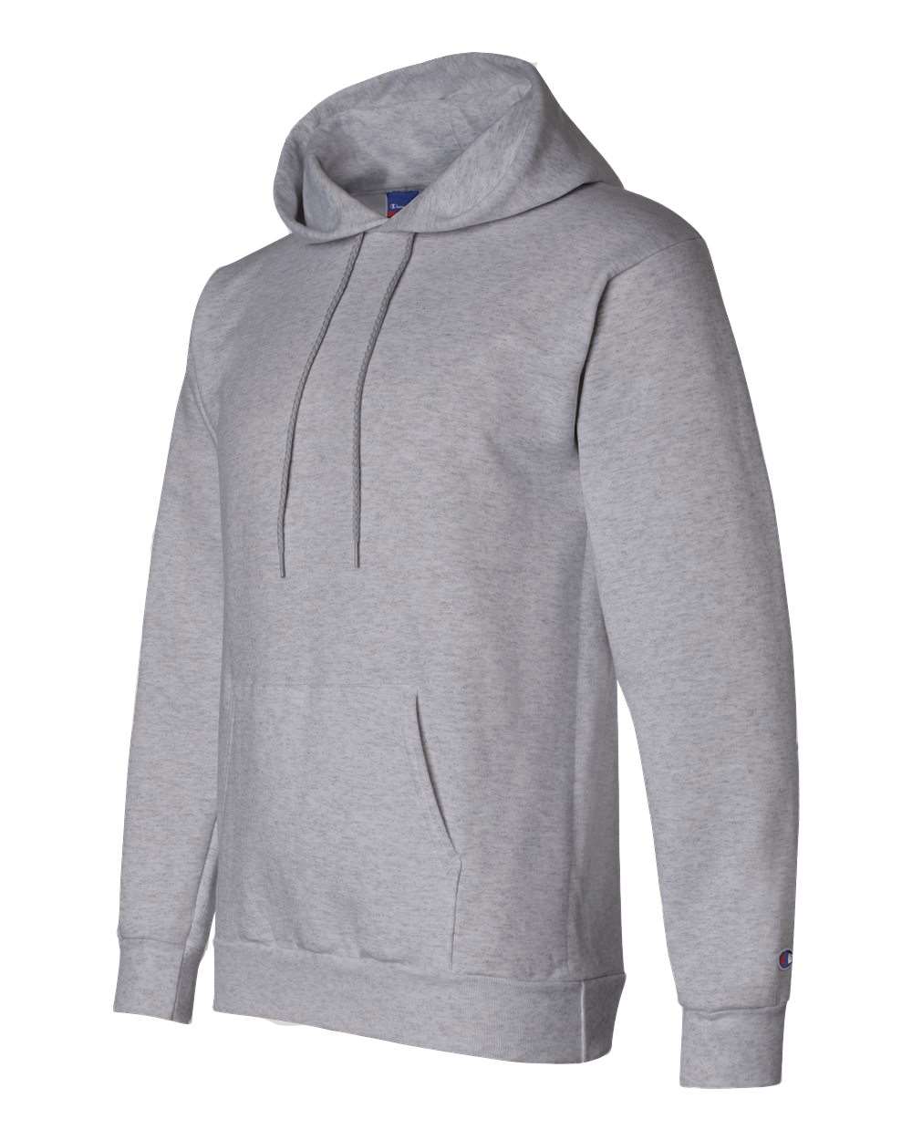 Men's Powerblend® Hooded Sweatshirt - Side - B22884583 - Light Steel