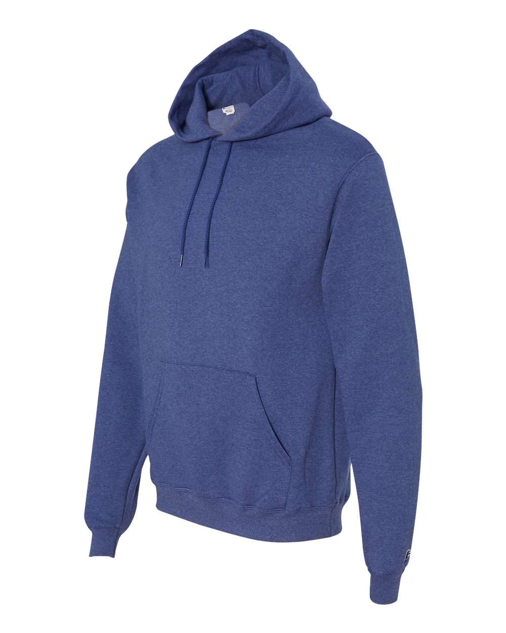 Men's Powerblend® Hooded Sweatshirt - Side - B22884783 - Royal Blue Heather