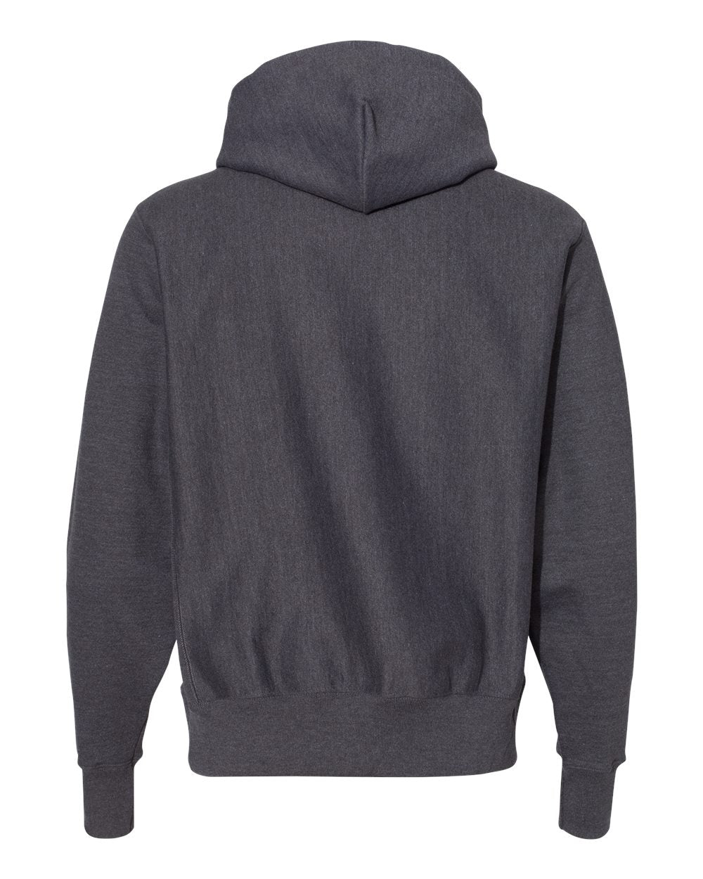 Unisex Reverse Weave® Hooded Sweatshirt - Back - B20484093 - Charcoal Heather