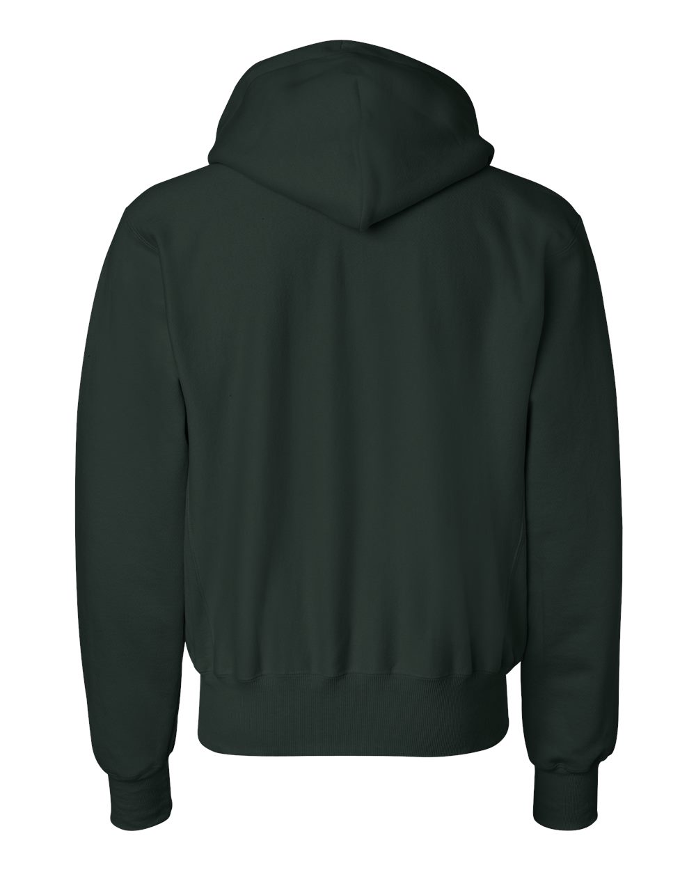 Unisex Reverse Weave® Hooded Sweatshirt - Back - B20484193 - Dark Green