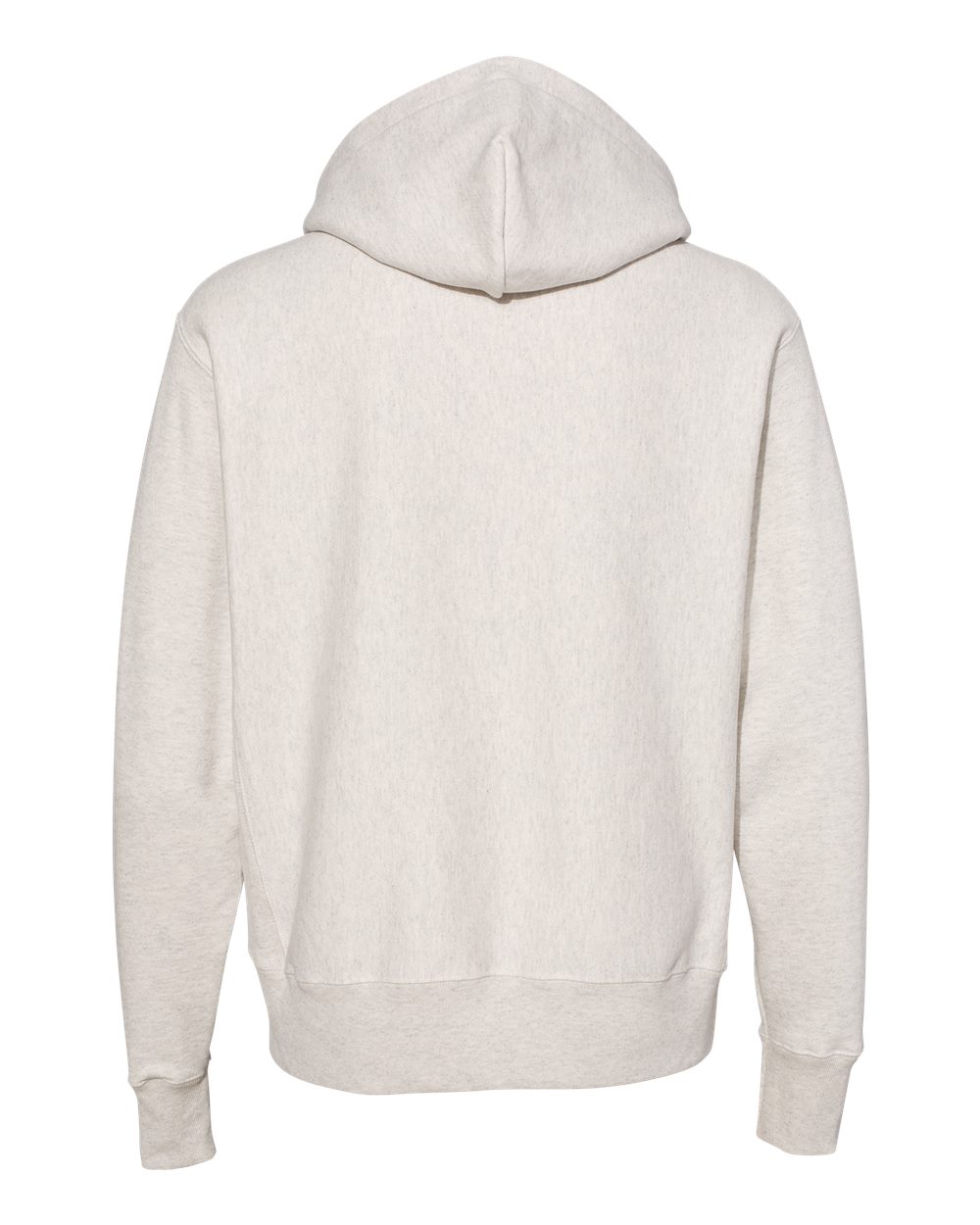 Unisex Reverse Weave® Hooded Sweatshirt - Back - B20484243 - Oatmeal Heather