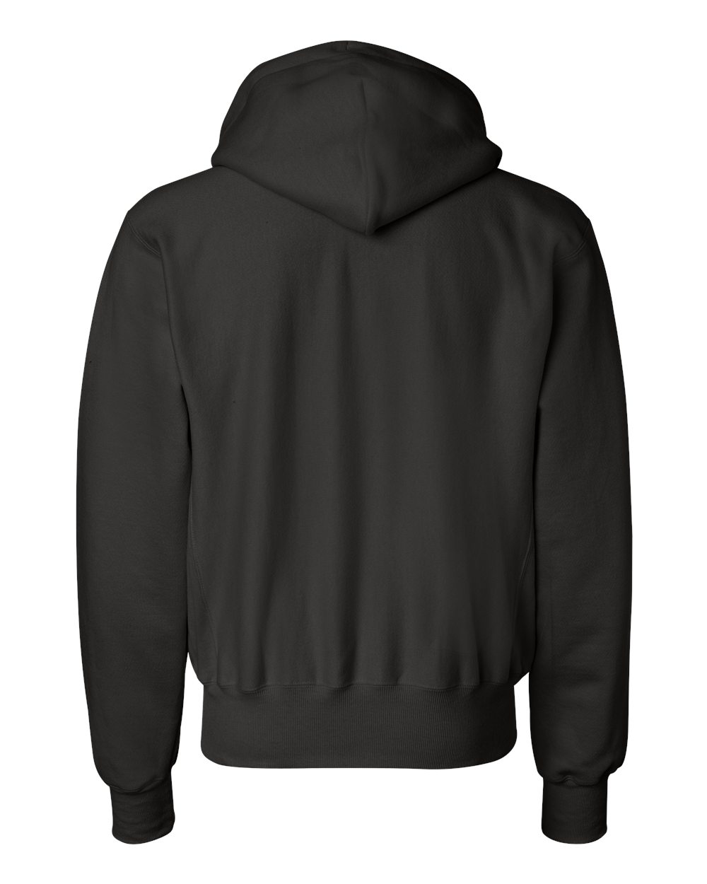 Unisex Reverse Weave® Hooded Sweatshirt - Back - B20484503 - Black