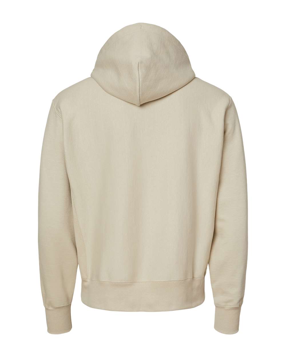 Unisex Reverse Weave® Hooded Sweatshirt - Back - B20484733 - Sand