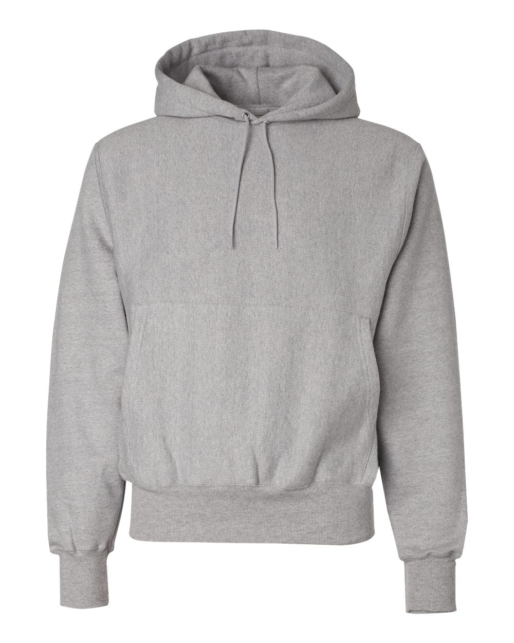 Unisex Reverse Weave® Hooded Sweatshirt - Front - B20484133 - Oxford Grey