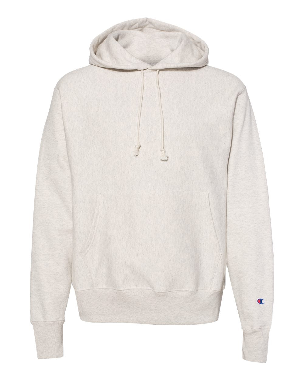 Unisex Reverse Weave® Hooded Sweatshirt - Front - B20484243 - Oatmeal Heather