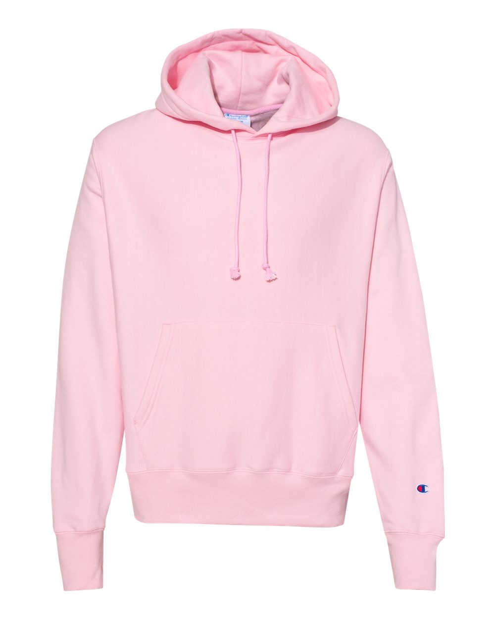 Unisex Reverse Weave® Hooded Sweatshirt - Front - B20484303 - Pink Candy