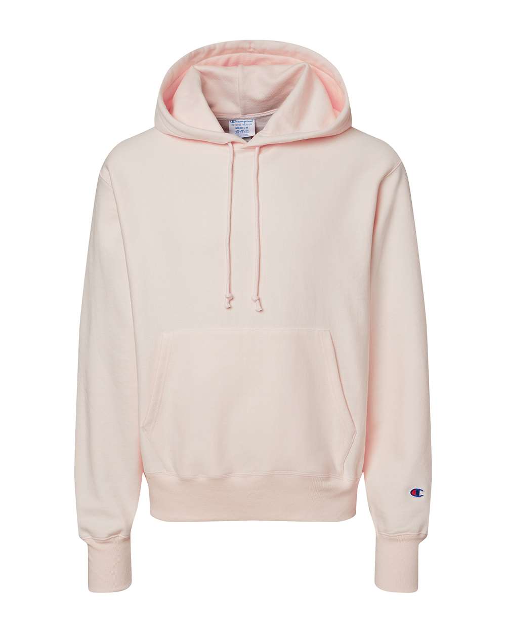 Unisex Reverse Weave® Hooded Sweatshirt - Front - B20484313 - Body Blush