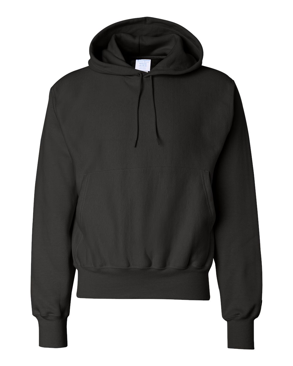 Unisex Reverse Weave® Hooded Sweatshirt - Front - B20484503 - Black