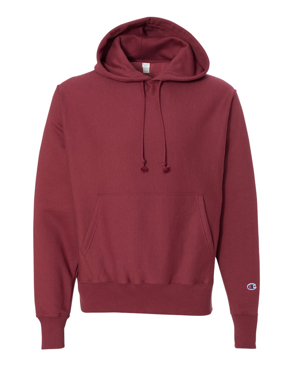Unisex Reverse Weave® Hooded Sweatshirt - Front - B20484523 - Cardinal