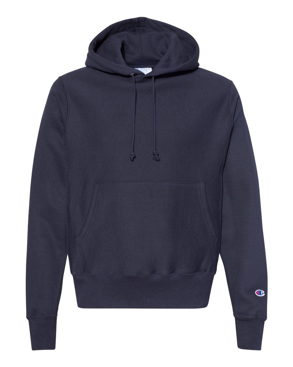 Unisex Reverse Weave® Hooded Sweatshirt - Front - B20484653 - Navy