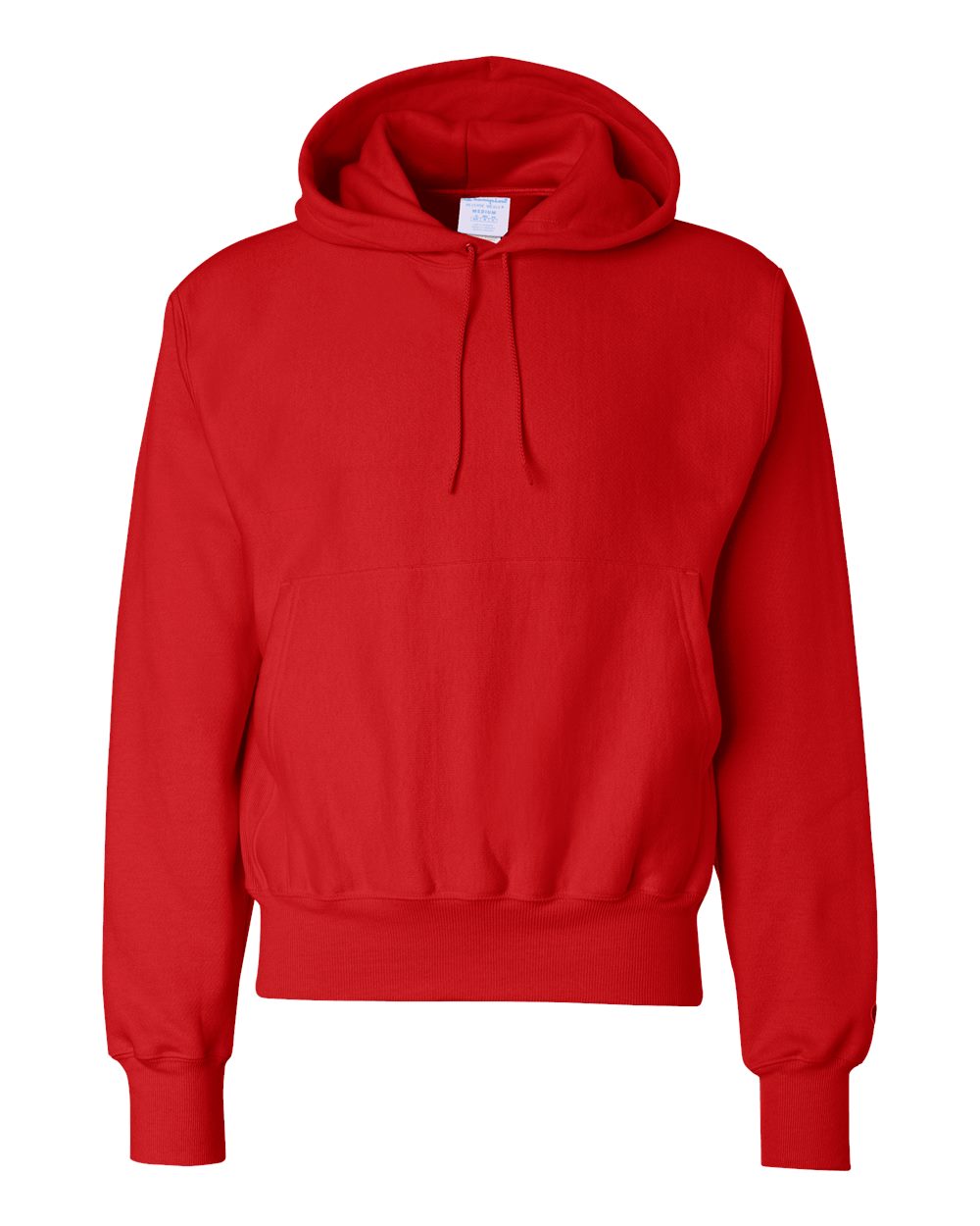 Unisex Reverse Weave® Hooded Sweatshirt - Front - B20484703 - Scarlet