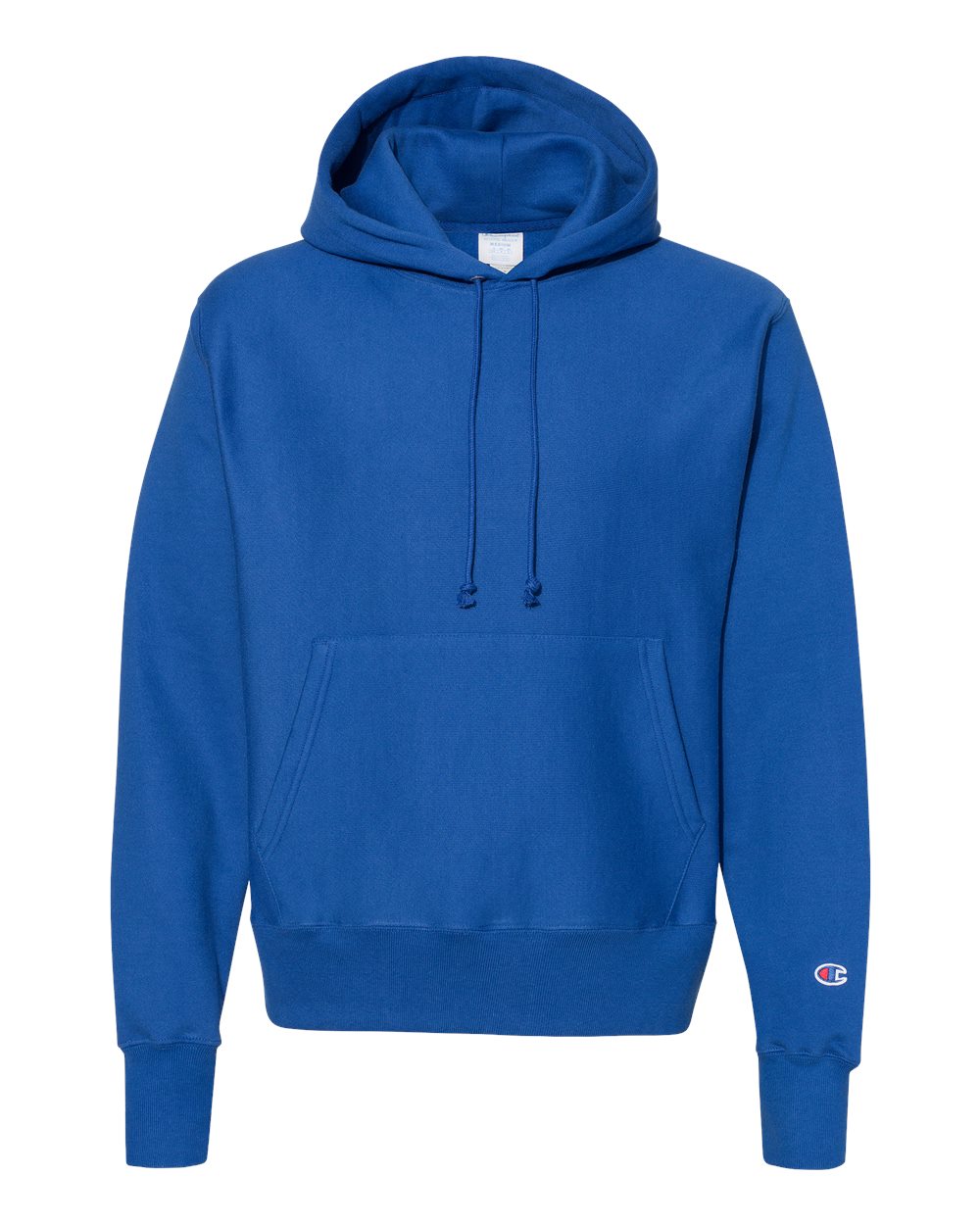 Unisex Reverse Weave® Hooded Sweatshirt - Front - B20484753 - Athletic Royal