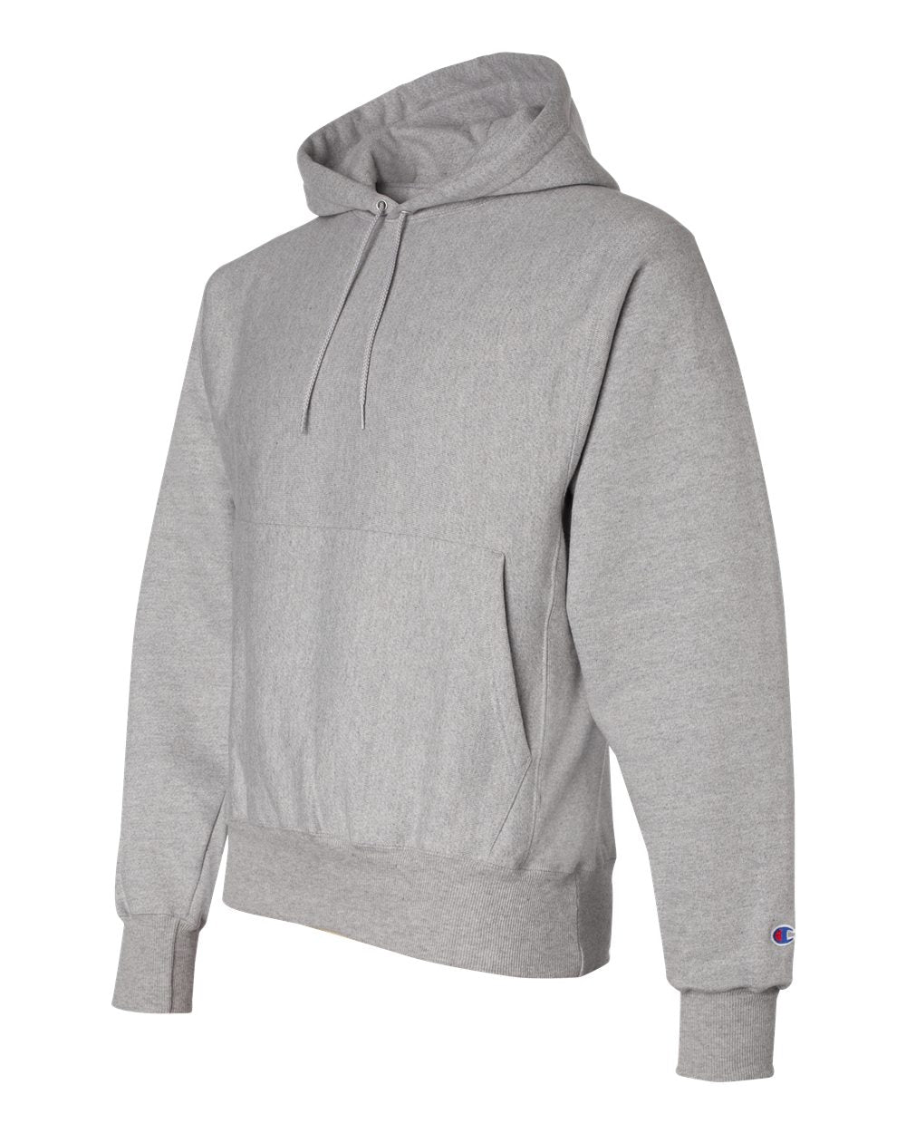 Unisex Reverse Weave® Hooded Sweatshirt - Side - B20484133 - Oxford Grey