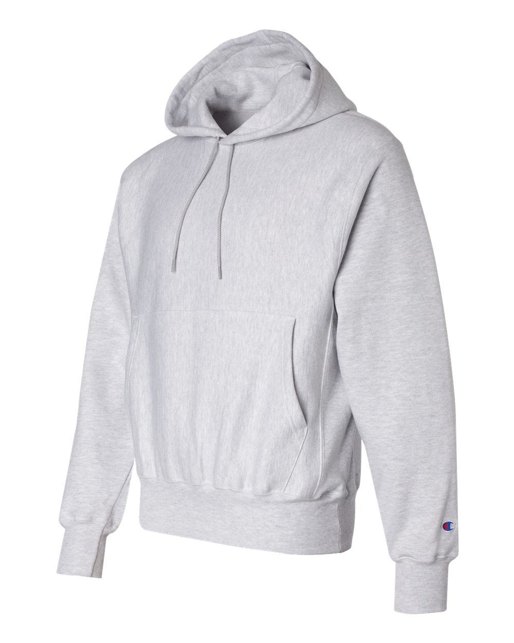 Unisex Reverse Weave® Hooded Sweatshirt - Side - B20484353 - Silver Grey