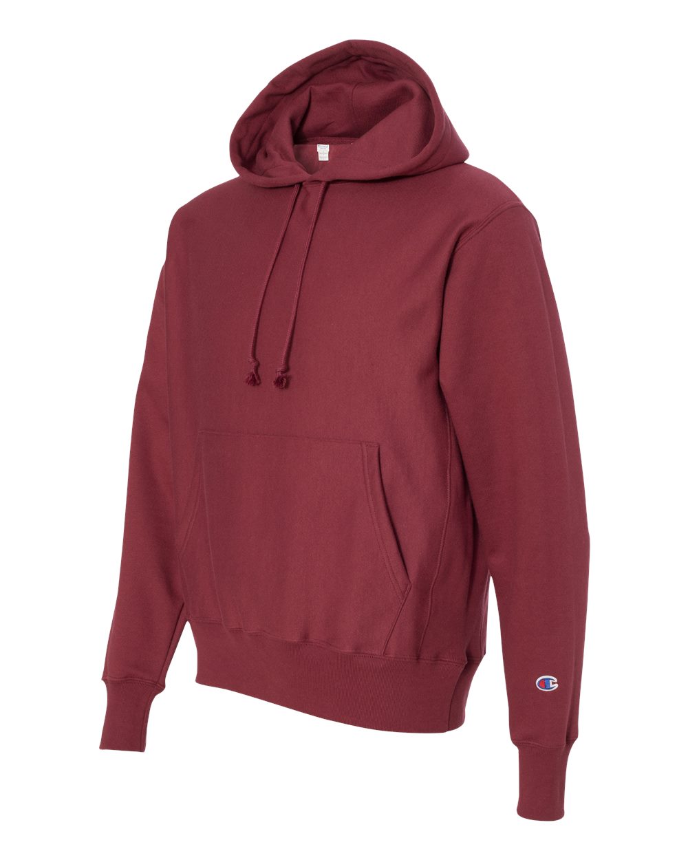 Unisex Reverse Weave® Hooded Sweatshirt - Side - B20484523 - Cardinal